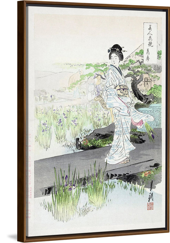 "Iris Garden (1887-1896)", Ogata Gekko