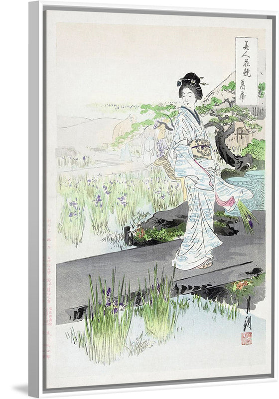 "Iris Garden (1887-1896)", Ogata Gekko