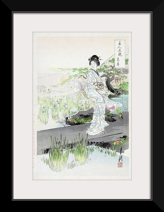 "Iris Garden (1887-1896)", Ogata Gekko