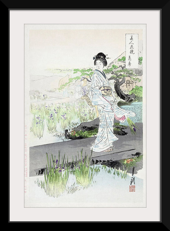 "Iris Garden (1887-1896)", Ogata Gekko