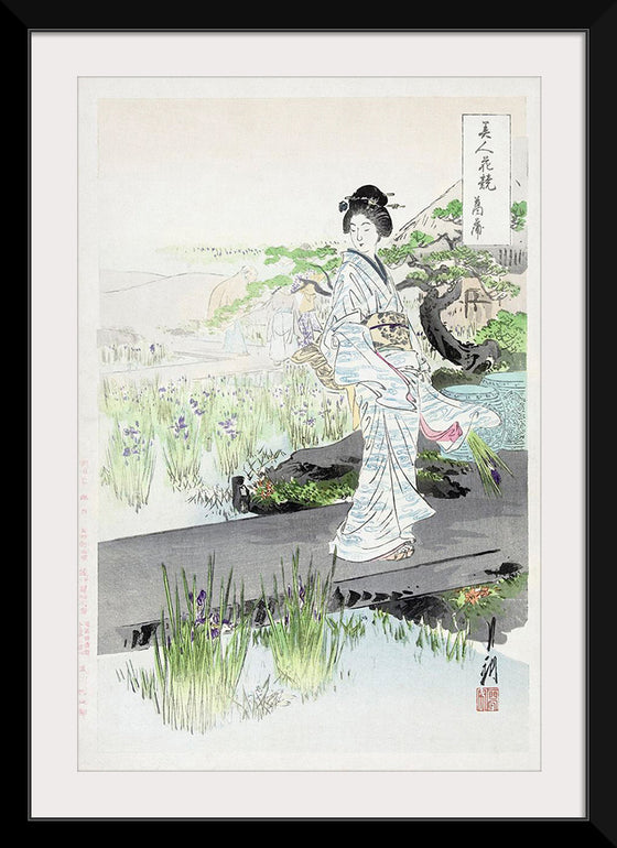 "Iris Garden (1887-1896)", Ogata Gekko