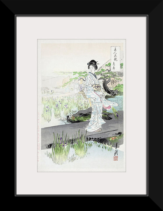 "Iris Garden (1887-1896)", Ogata Gekko