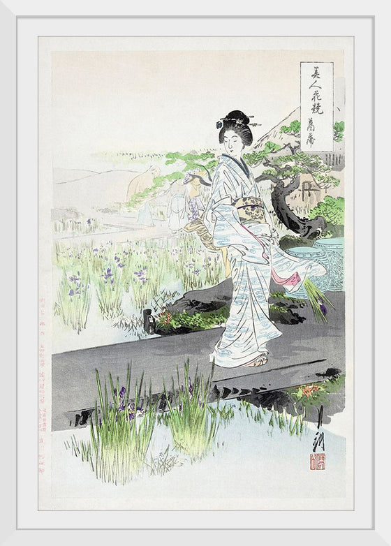 "Iris Garden (1887-1896)", Ogata Gekko