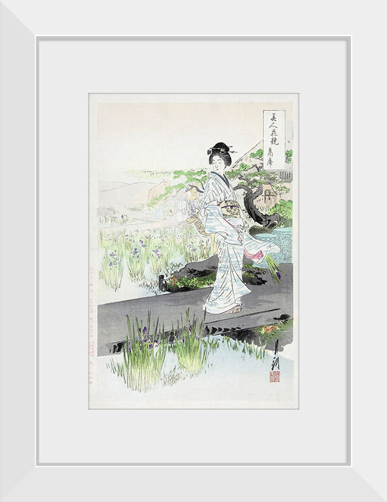 "Iris Garden (1887-1896)", Ogata Gekko