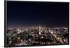 "Night View of Cityscape in Tokyo, Japan"