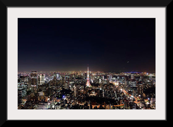 "Night View of Cityscape in Tokyo, Japan"