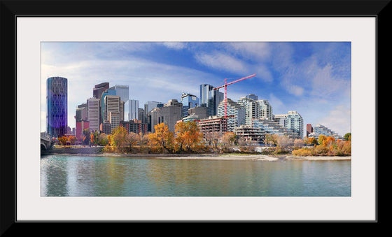 "Calgary and the Bow river in Alberta, Canada"