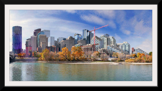 "Calgary and the Bow river in Alberta, Canada"