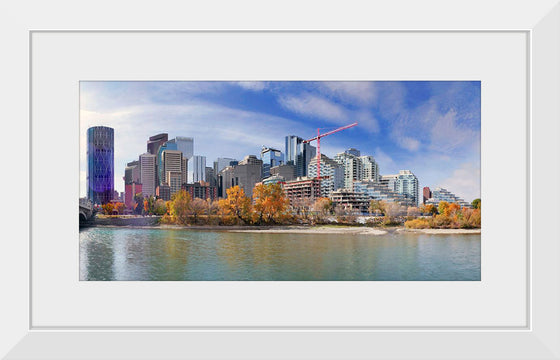 "Calgary and the Bow river in Alberta, Canada"