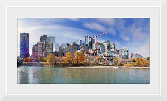 "Calgary and the Bow river in Alberta, Canada"