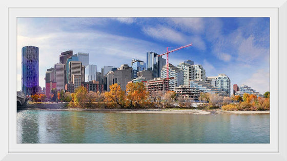 "Calgary and the Bow river in Alberta, Canada"