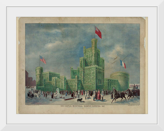 "Ice Castle, Montreal; Winter Carnival, 1887", J.T.Henderson