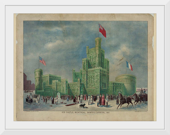 "Ice Castle, Montreal; Winter Carnival, 1887", J.T.Henderson