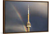 "Toronto Tower with Rainbow"