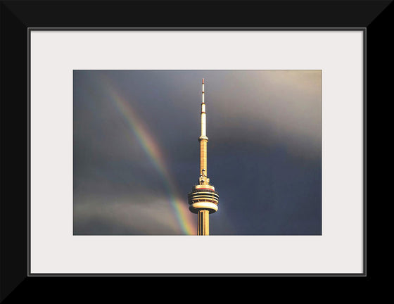 "Toronto Tower with Rainbow"