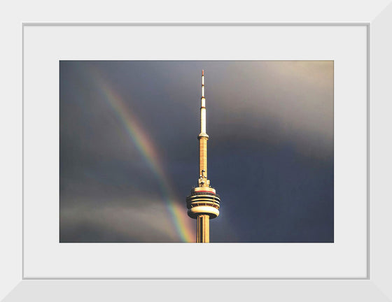 "Toronto Tower with Rainbow"