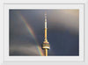 "Toronto Tower with Rainbow"