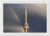 "Toronto Tower with Rainbow"