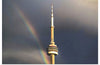 "Toronto Tower with Rainbow"