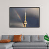 "Toronto Tower with Rainbow"