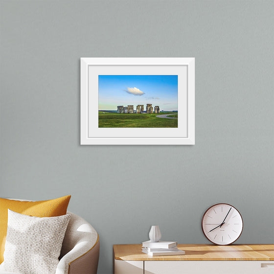 "Stonehenge in Salisbury Plain in Wiltshire, England"