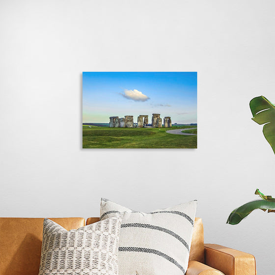 "Stonehenge in Salisbury Plain in Wiltshire, England"