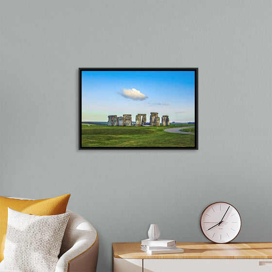 "Stonehenge in Salisbury Plain in Wiltshire, England"