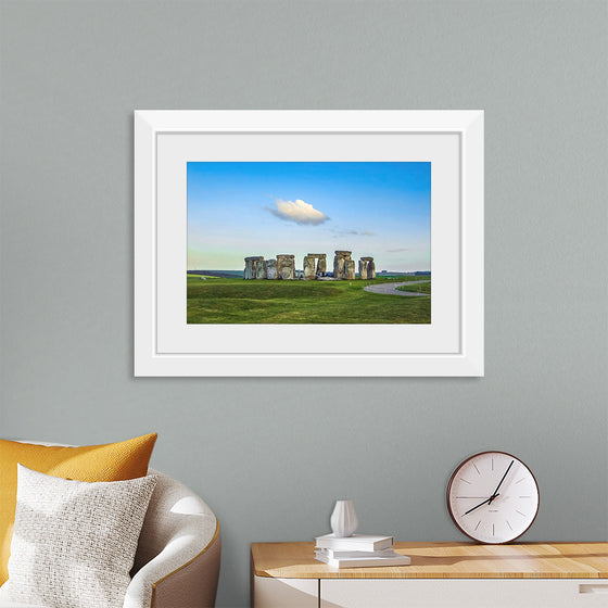 "Stonehenge in Salisbury Plain in Wiltshire, England"