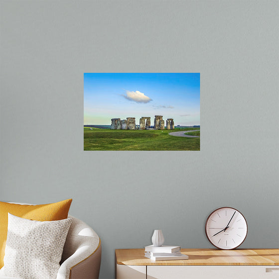 "Stonehenge in Salisbury Plain in Wiltshire, England"