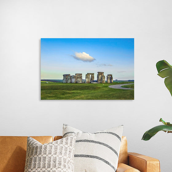 "Stonehenge in Salisbury Plain in Wiltshire, England"