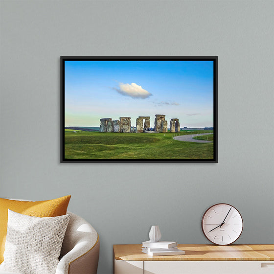 "Stonehenge in Salisbury Plain in Wiltshire, England"