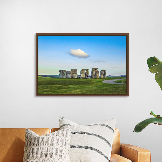 "Stonehenge in Salisbury Plain in Wiltshire, England"