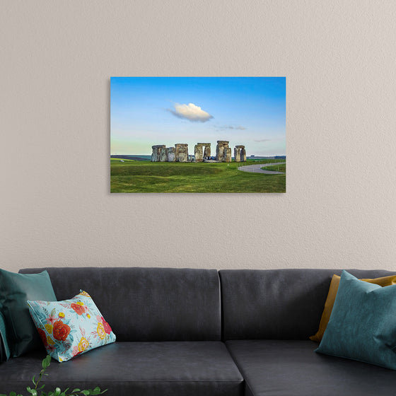 "Stonehenge in Salisbury Plain in Wiltshire, England"