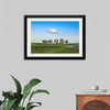 "Stonehenge in Salisbury Plain in Wiltshire, England"