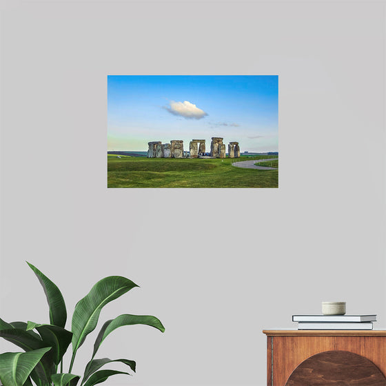 "Stonehenge in Salisbury Plain in Wiltshire, England"