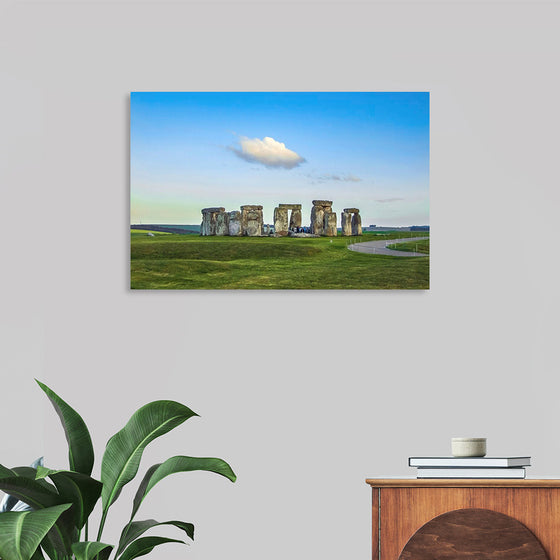 "Stonehenge in Salisbury Plain in Wiltshire, England"