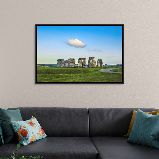 "Stonehenge in Salisbury Plain in Wiltshire, England"