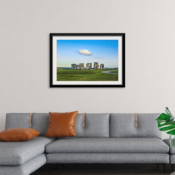 "Stonehenge in Salisbury Plain in Wiltshire, England"