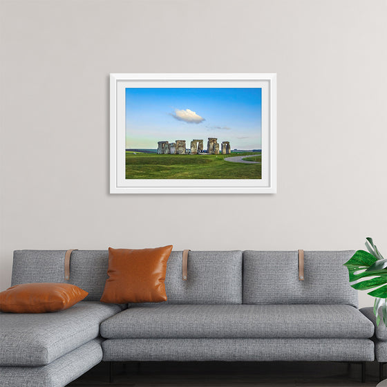 "Stonehenge in Salisbury Plain in Wiltshire, England"