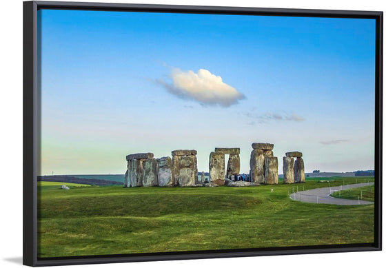 "Stonehenge in Salisbury Plain in Wiltshire, England"