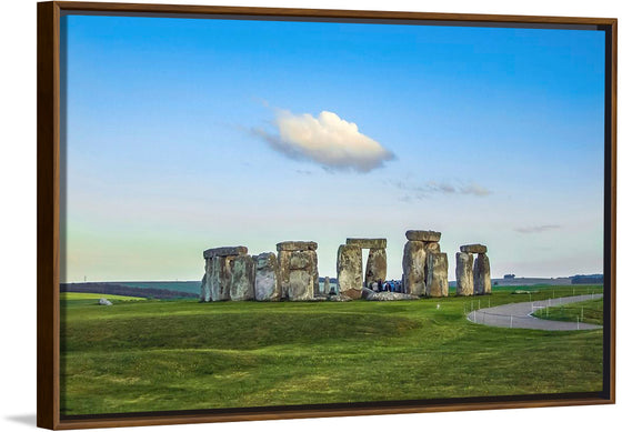 "Stonehenge in Salisbury Plain in Wiltshire, England"