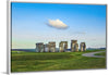 "Stonehenge in Salisbury Plain in Wiltshire, England"