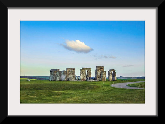 "Stonehenge in Salisbury Plain in Wiltshire, England"