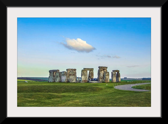 "Stonehenge in Salisbury Plain in Wiltshire, England"