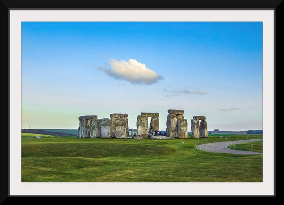 "Stonehenge in Salisbury Plain in Wiltshire, England"