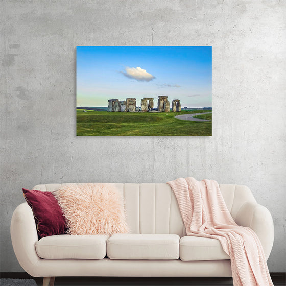 "Stonehenge in Salisbury Plain in Wiltshire, England"