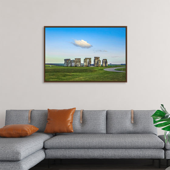 "Stonehenge in Salisbury Plain in Wiltshire, England"