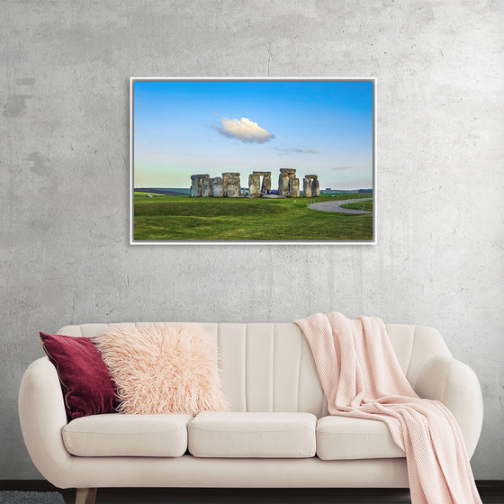 "Stonehenge in Salisbury Plain in Wiltshire, England"