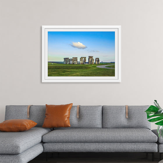 "Stonehenge in Salisbury Plain in Wiltshire, England"