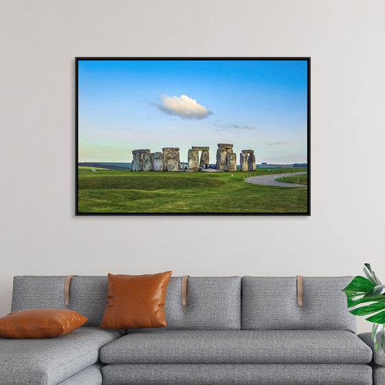 "Stonehenge in Salisbury Plain in Wiltshire, England"